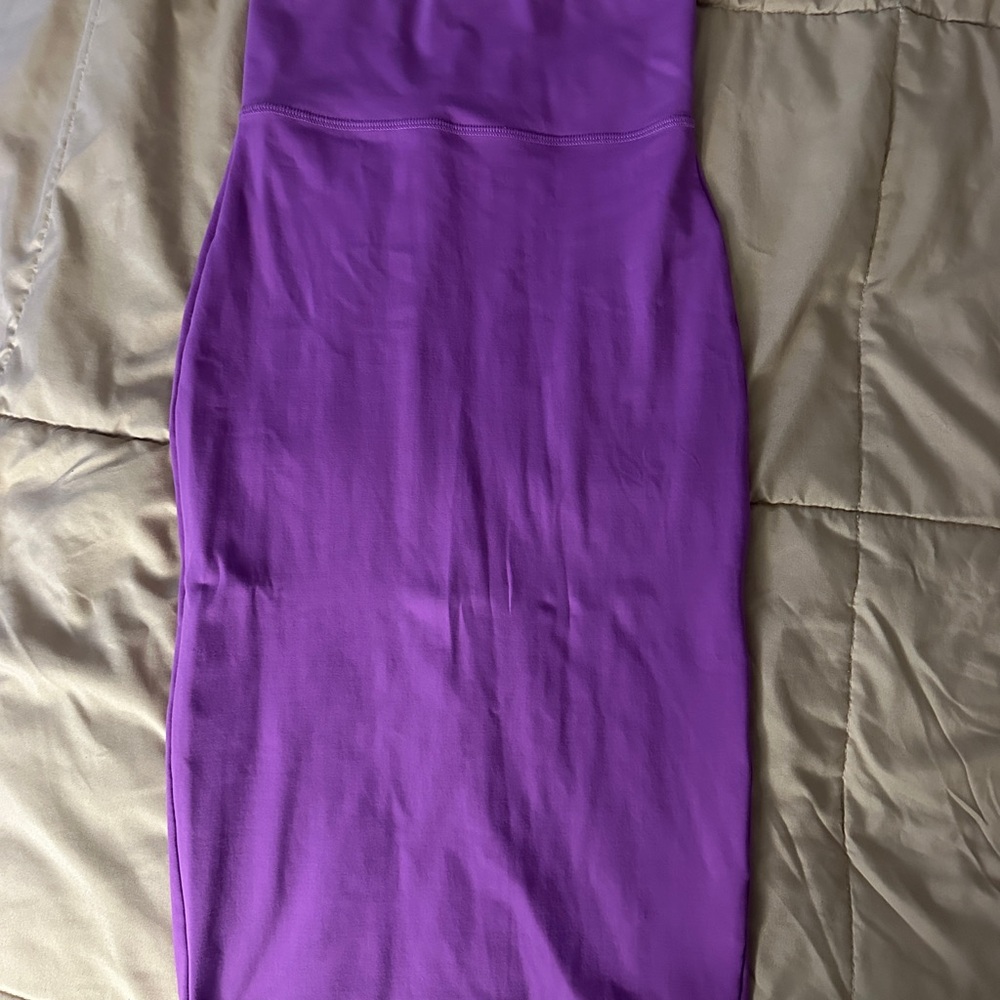 Bebe Purple Strapless Bodycon Dress Night Out